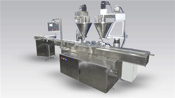 مشین پاؤڈر بھرنے میں 6 ہیڈ مکمل خودکار کافی۔ 